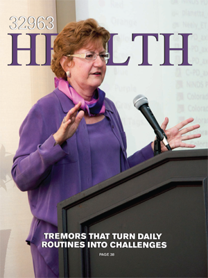 Joan Marie Barringer speaks at the ET Awareness Conference 2014. [Click on the photo to read the article from Vero Beach 32963.]